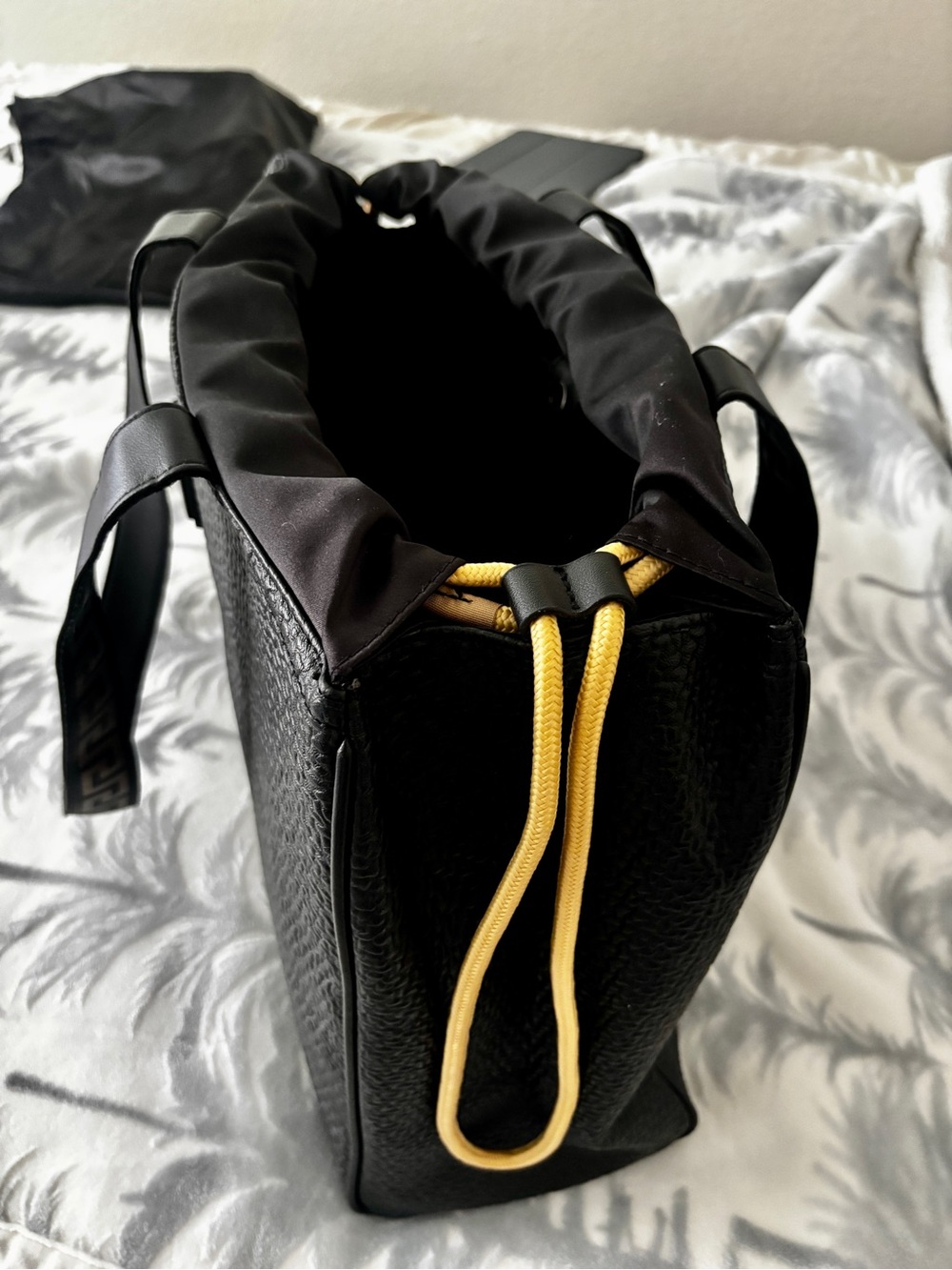 Versace Black Textured Duffel.. - Picture 4 of 8